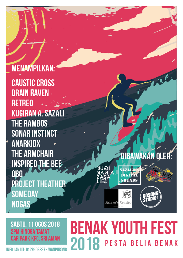 Benak Youth Gig Poster